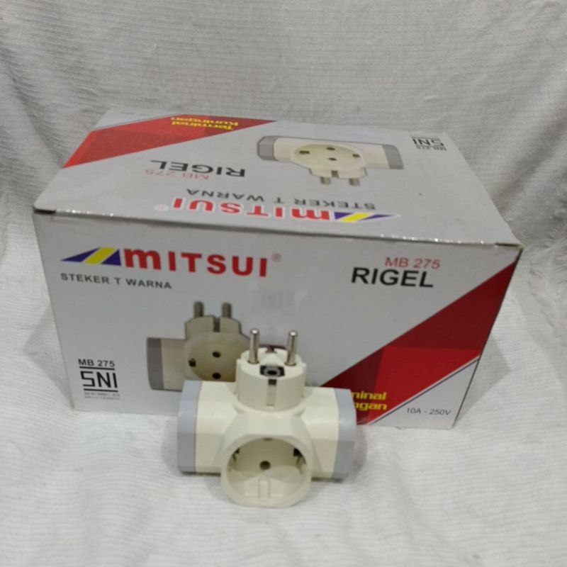 steker cabang cok cabang colokan listrik tarde t arde cabang 3 listrik mitsui