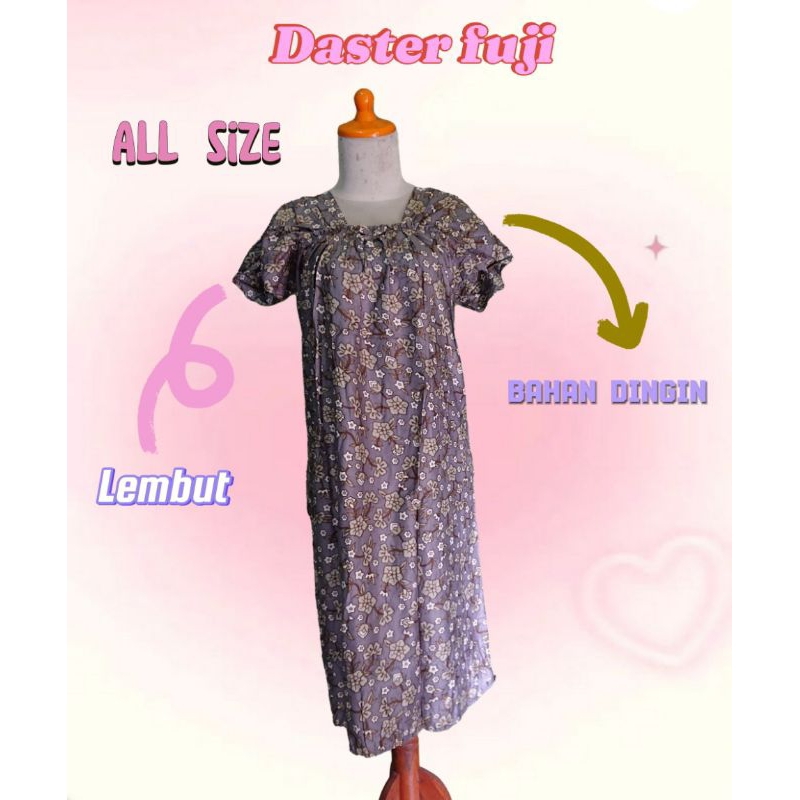 Daster Fuji motif bunga termurah
