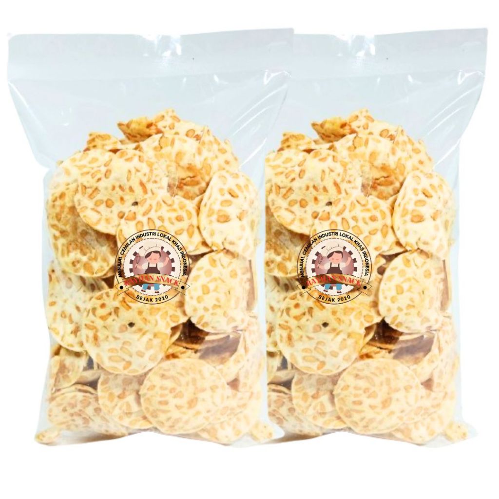 

Keripik Tempe Sagu Crispy Spesial Terlaris Ukuran 500 Gram