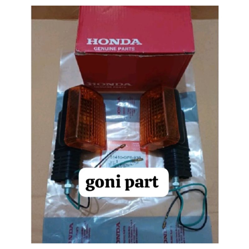 lampu sein GF6 dua biji kanan kiri Honda win100 win 100 ORI