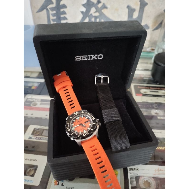 Seiko Diver 4R36 - 01J0 Monster Orange Gen.2 Rare