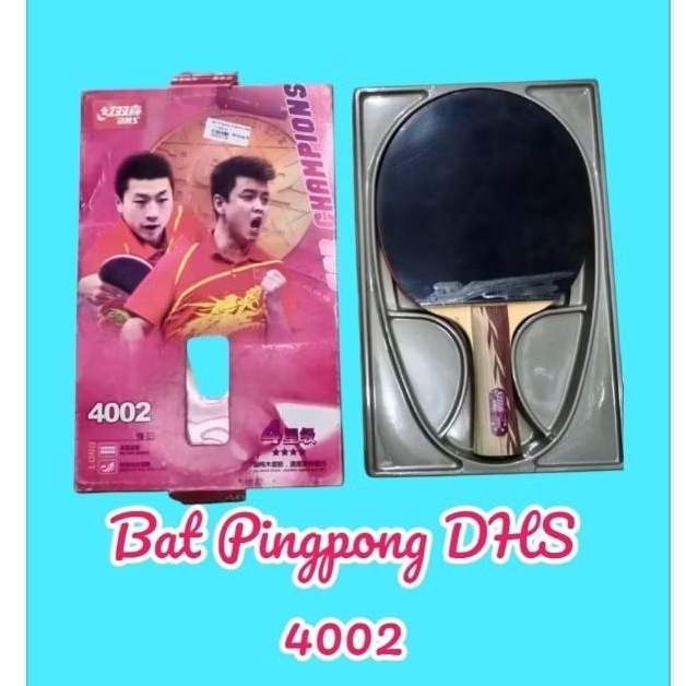 Obral Bat Ping Pong DHS / Bet Tenis Meja Double Happiness / DHS 4002