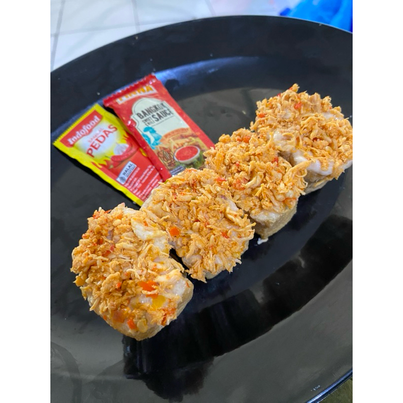 

Tahu bakso ayam suwir