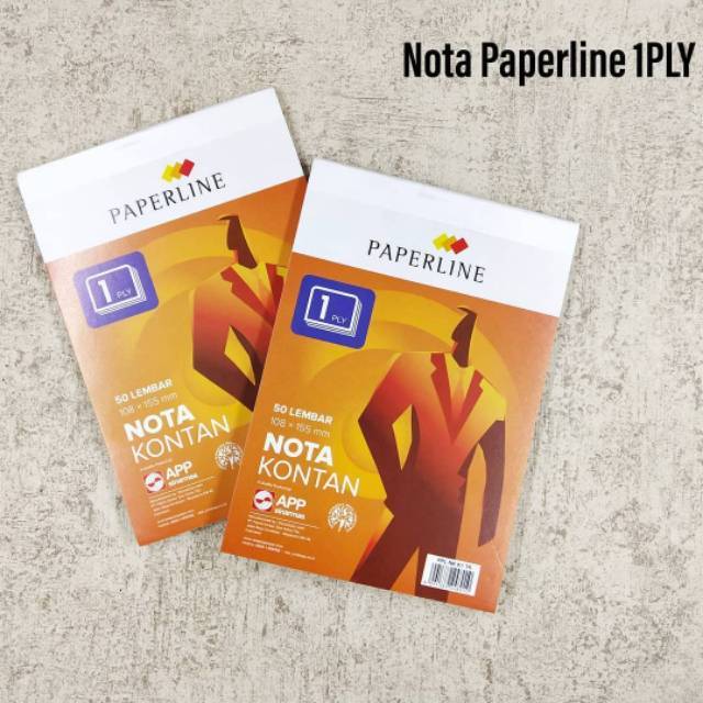 

NOTA PAPERLINE 1 PLY KECIL/Buku Nota Kontan Paperline