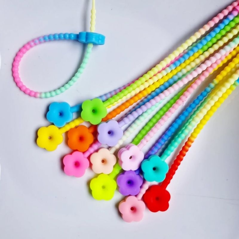 

5PCS KABEL TIES GRADASI | CABLE TIES GRADATION | PENGAIT BAGCHARM KEYCHAIN