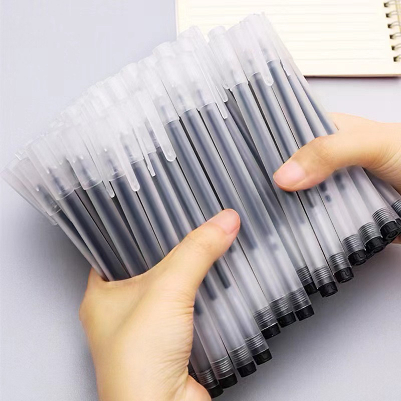 

12 PCS Pulpen Gel 0.5mm Hitam - Pulpen Gel Satu Lusin - Bolpen Murah [thehanscorner]