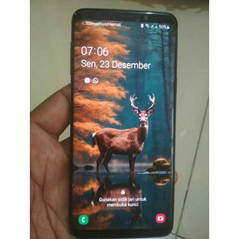 samsung s9 sein minus