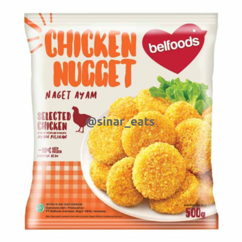 

Belfoods Chicken Nugget Naget Ayam 500g