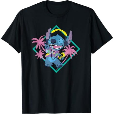 Kidsnesia - Disney Stitch ‘90s Vibe Retro Distressed T-Shirt