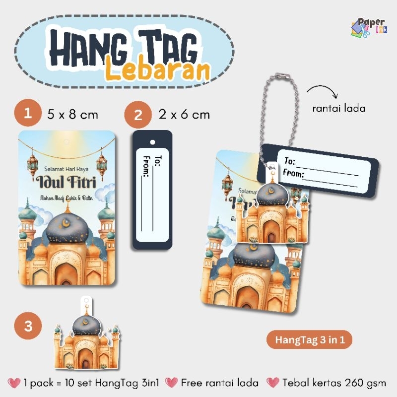 

HangTag 3 in 1, Edisi Lebaran (harga untuk 1 pcs)