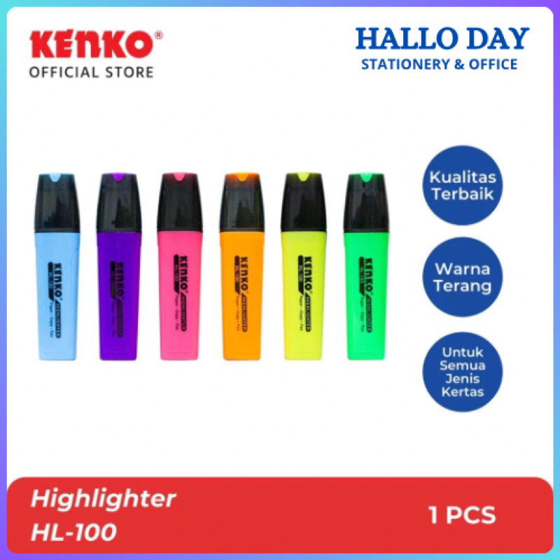 

HD Highlighter Kenko HL-100 / Highlighter Warna Pastel