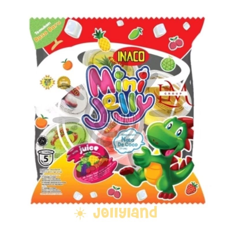 

Inaco Mini Jelly Cup Nata De Coco 75g & 225g (isi 5 × 15g & 15 × 15g)