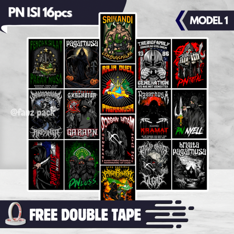 POSTER DINDING PN PAGAR NUSA  ISI 16pcs UK A5 |POSTER KAMAR AESTHETIC, POSTER PERGURUAN,  HIASAN DIN