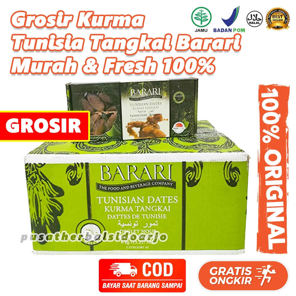 

Kurma Tunisia Tangkai Barari 500 Gram 1 Karton isi 12 pack Grosir Kurma Tunisia Tangkai Barari Grosir Kurma Barari