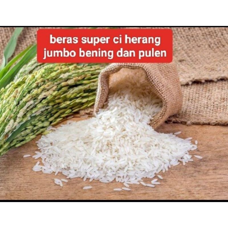 

BERAS SUPER ENAK TERMURAH 1KG SANGAT PULEN DAN WANGI BERAS KARAWANG TERNAMA