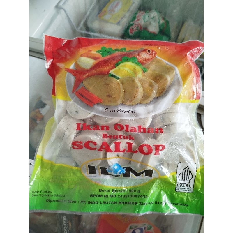 

SCALLOP Ikan Olahan ILM 500gr