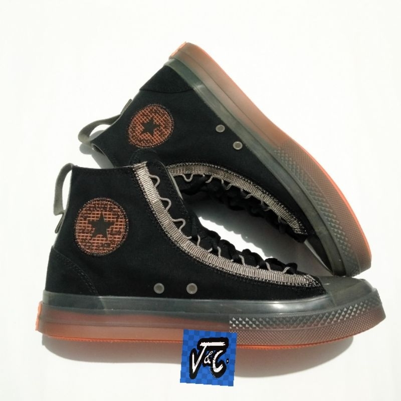 Converse Chuck Taylor All Star CX Explore 2 EXP2 Canvas Ripstop Suede Black