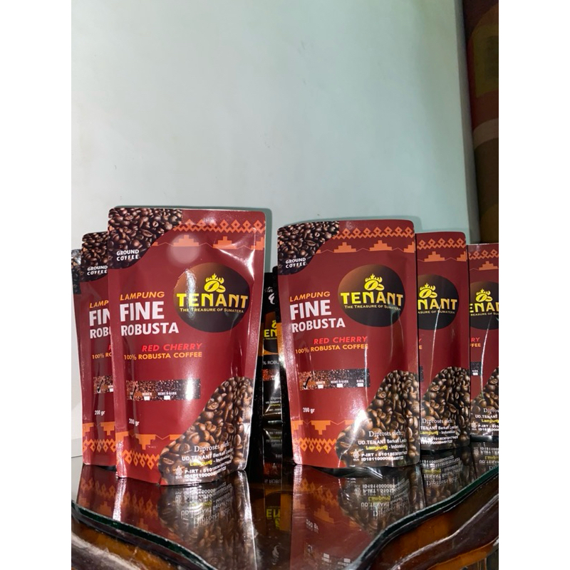 

Kopi Arabika lampung tenant 200 Gram - BUBUK / BIJI - Arabica Premium Coffee - Sentra Kopi