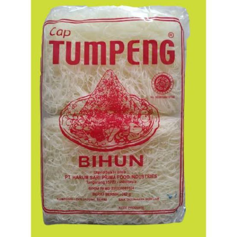 

Bihun Cap Tumpeng 250Gr Per Pcs