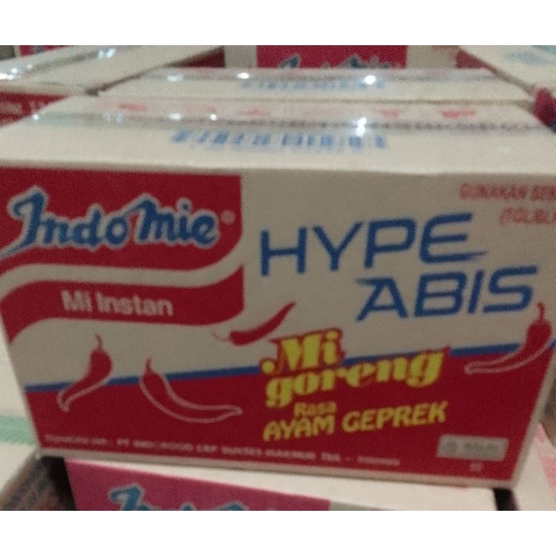 

paket hemat Indomie goreng ayam geprek 10pcs
