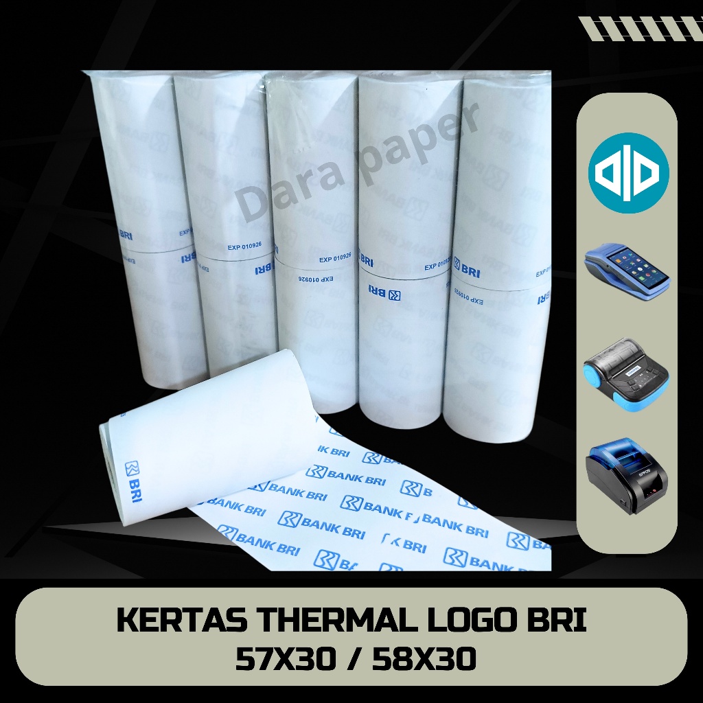 

KERTAS THERMAL STRUK LOGO BRI 57X30