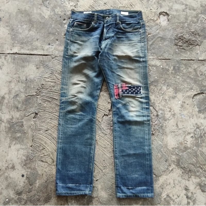 INDIGO MASTER VELA SELVEDGE LONG PANTS DENIM