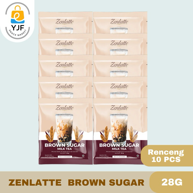 

Ay00! Zenlatte Minuman Bubuk Serbuk Instan Rasa Matcha / Teh Tarik / Thai Tea / Brown Sugar / Earl