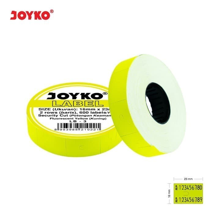 

Label Harga 2 Baris Joyko LB-3