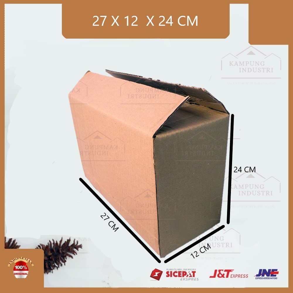 

KARDUS PACKING SINGGLE WALL UKURAN P27xL12xT24