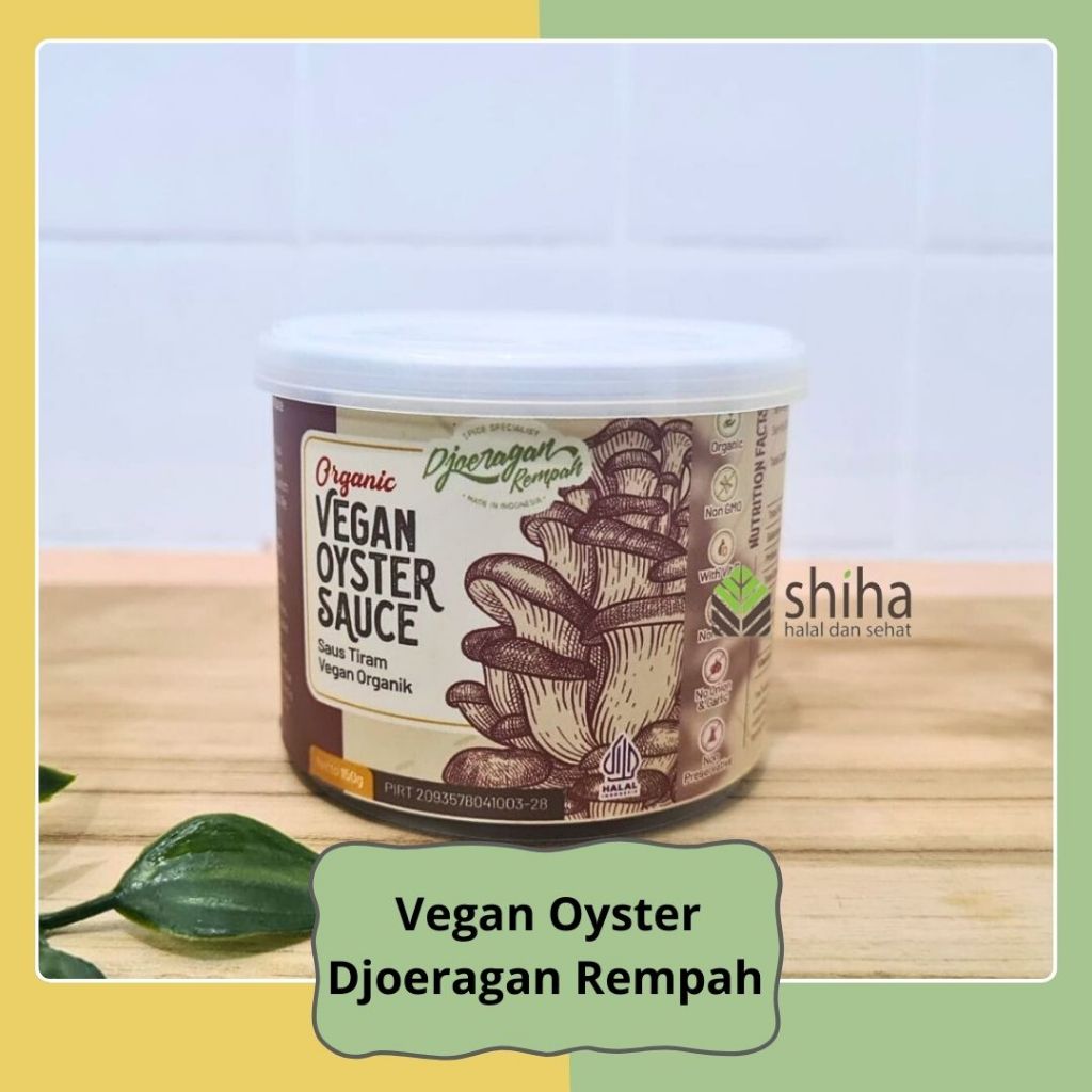

SHIHA - Organic Vegan Oyster Sauce - Saus Tiram Organik Halal Djoeragan Rempah