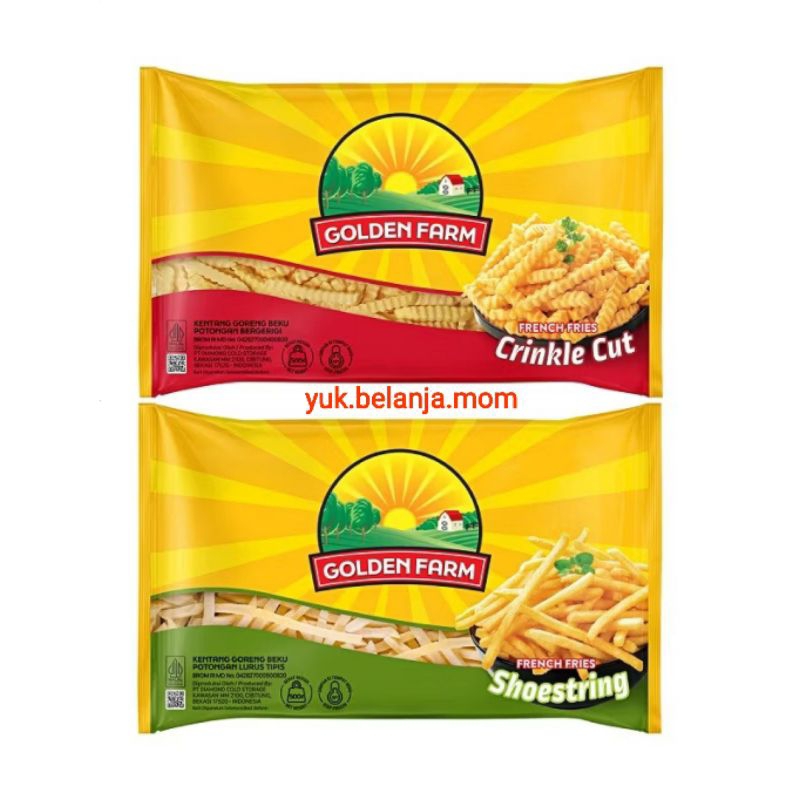 

kentang golden farm french fries shoestring 1kg