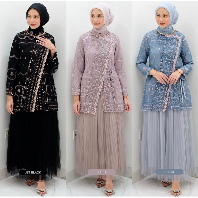 Hana Kimono Rania Ayana Midnight Kartini Kebaya Lime Vierra Burgundy Navy Blue Jasmine Allysa Dalish