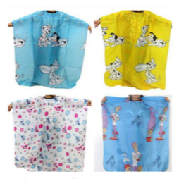 24pcs-Kain potong rambut Motif Anak+20pcs-Meja Plastik dengan Rak 8 BARIS