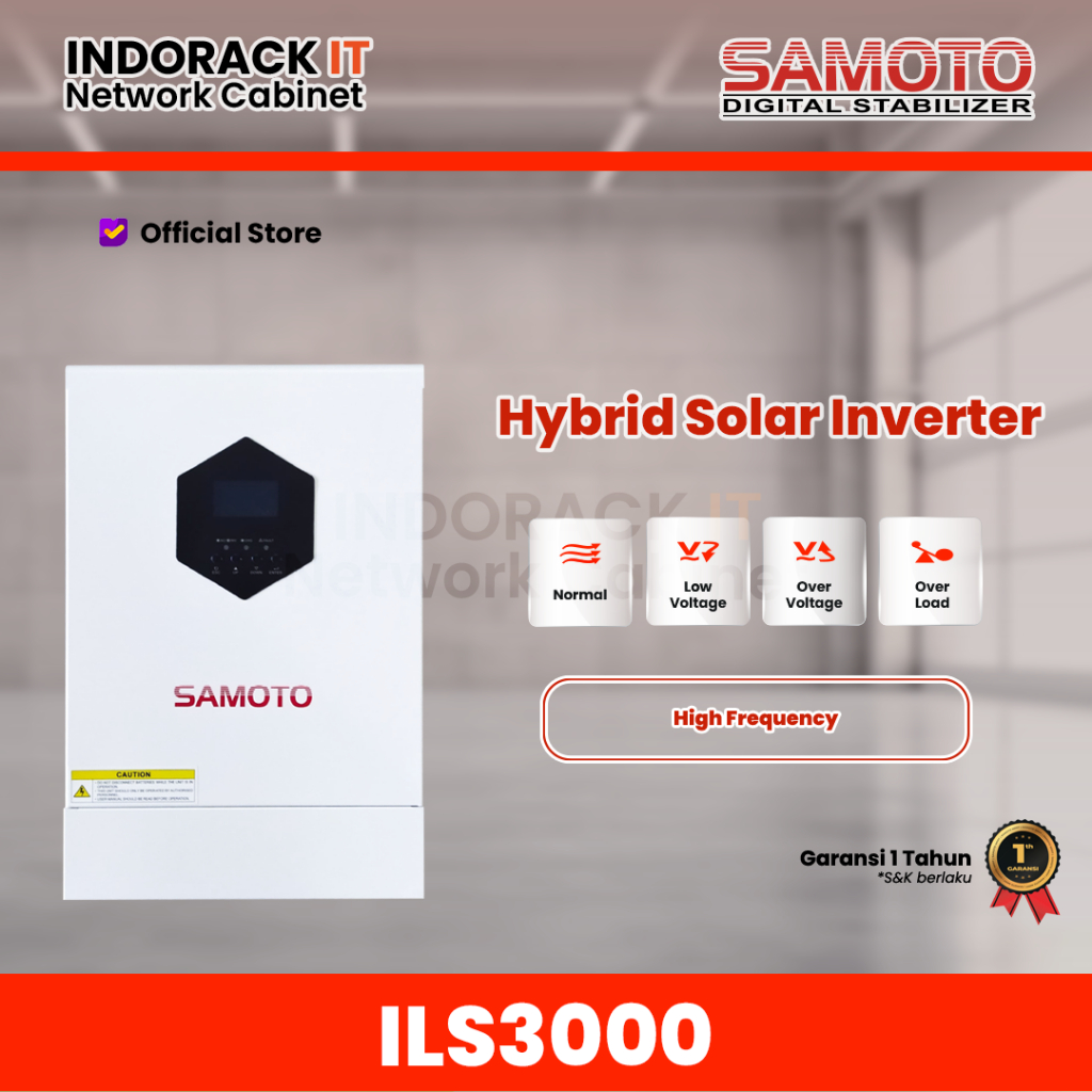 Samoto INVERTER Hybrid IHS3000/3000Watt - Hybrid Inverter Solar Panel Surya Samoto