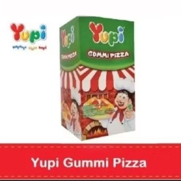 

Yupi Gummy Pizza 1 Box isi 12 pcs