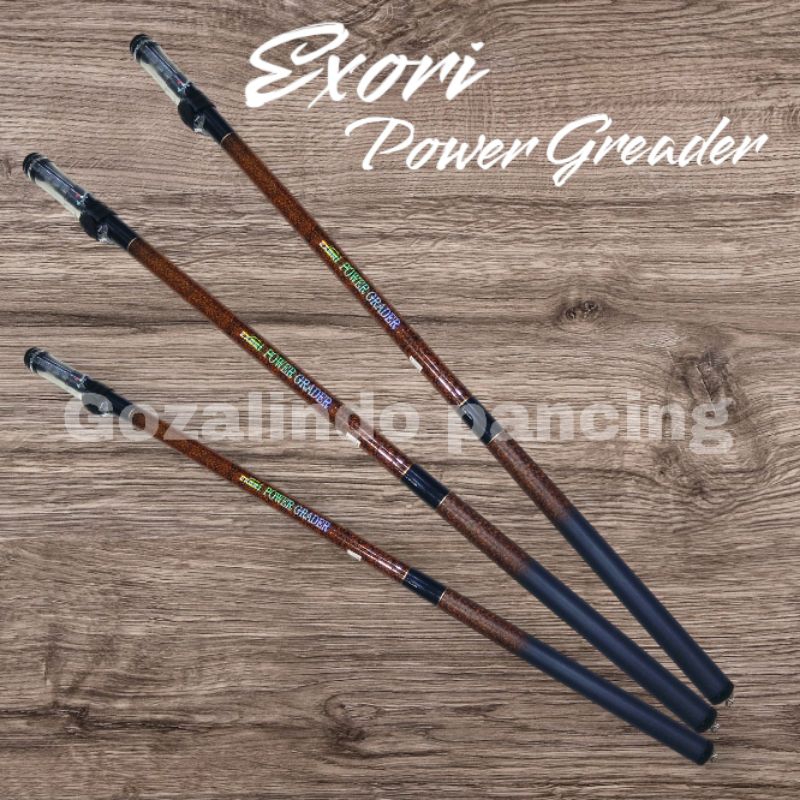 TEGEK EXORI "POWER GRADER" (ZOOM)
(Bahan CARBON / GRAPHITE)