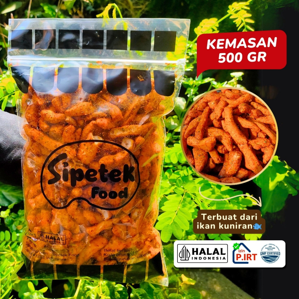 

Sipetek - [Spesial] Basreng Ikan 500gr Pedas Gurih Daun Jeruk Kriuk