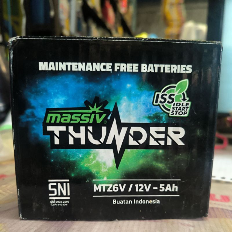 AKI MOTOR MTZ6V = GTZ6V AKI MOTOR 5AH TAHAN LAMA AWET Model :GTZ7S/YTZ7S-BS/GTZ6V/YTZ6V/MTZ6SVoltage