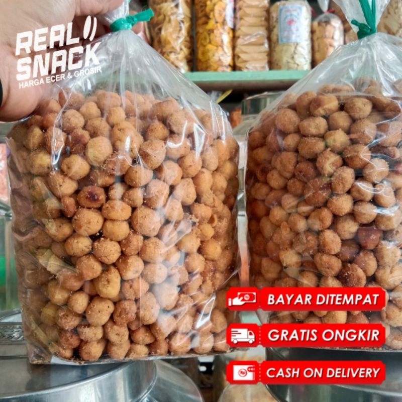 

KACANG TELOR SUPER PREMIUM 1KG KACANGNYA LEBIH GEDE RASA ENAK GURIH RENYAH