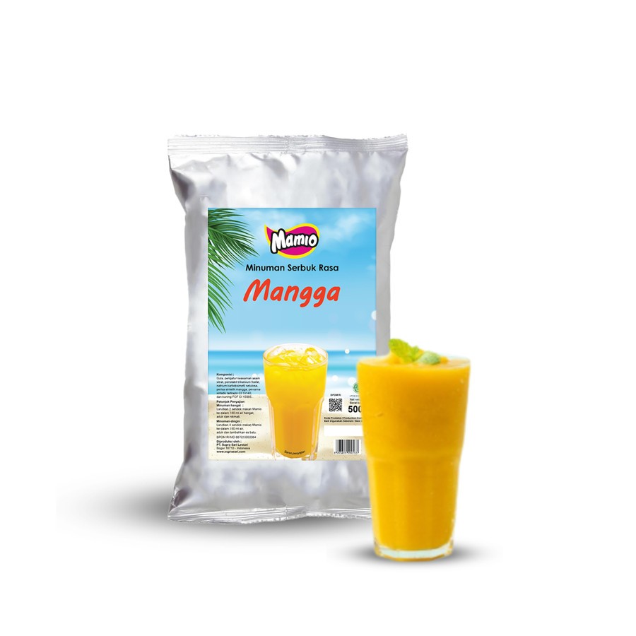 

Minuman Serbuk Mamio Rasa Mangga / Mango Kemasan 500Gr