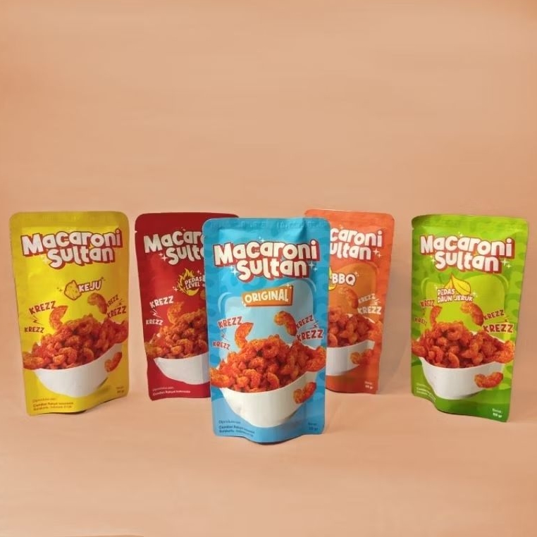 

Macaroni Sultan Mascul Makaroni Snack Viral Kekinian 50gr