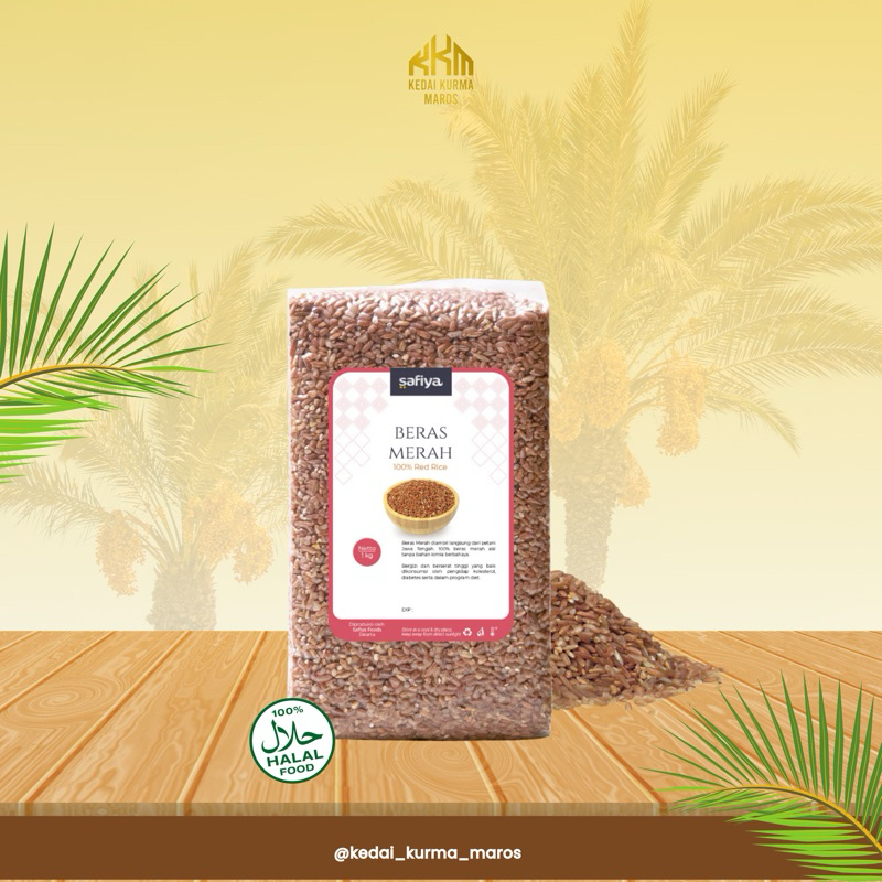 

Beras Merah Organik 1 Kg Super Authentic Safiya Food