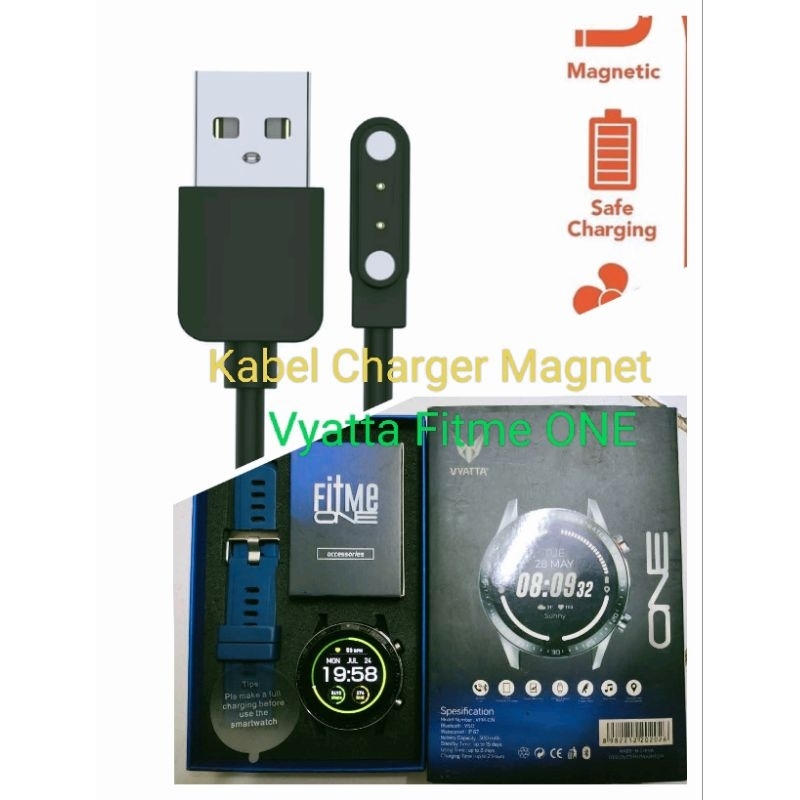 AIG Vyatta Fitme One Smart Watch Kabel Charger Smartwatch Vyatta Fitme Soul 2 Fitme Champ Fitme Pro