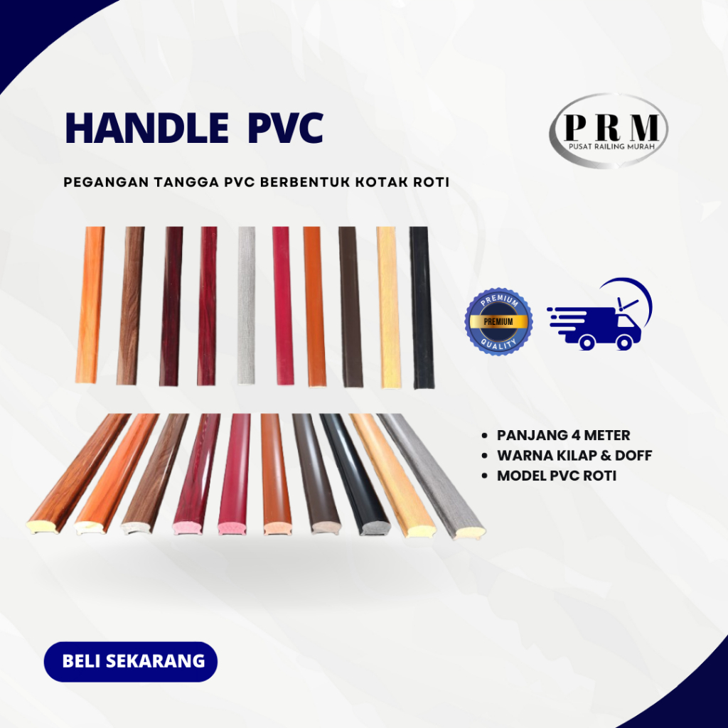 HANDRAILING (PEGANGAN RAILING TANGGA) HANDLE PVC