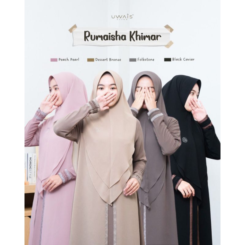 RUMAISHA KHIMAR MOM AND KIDS BY UWAIS