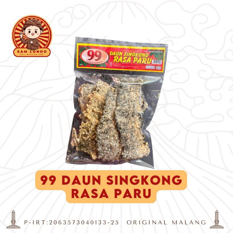 

99 PREMIUM Kripik Daun Singkong rasa Paru (±180gr)