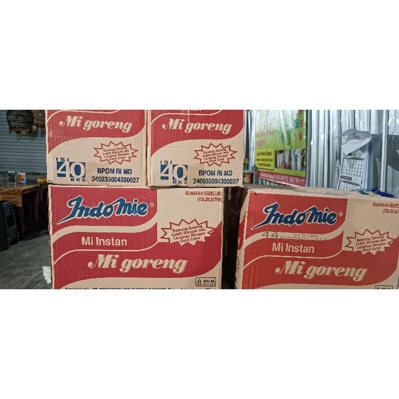

(INSTAN) Indomie Goreng 1 Dus Isi 40 pcs
