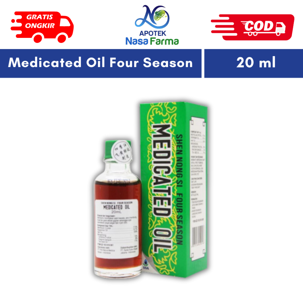 Four Season Medicated Oil 20ml / Medicated Oil Four Season 20ml