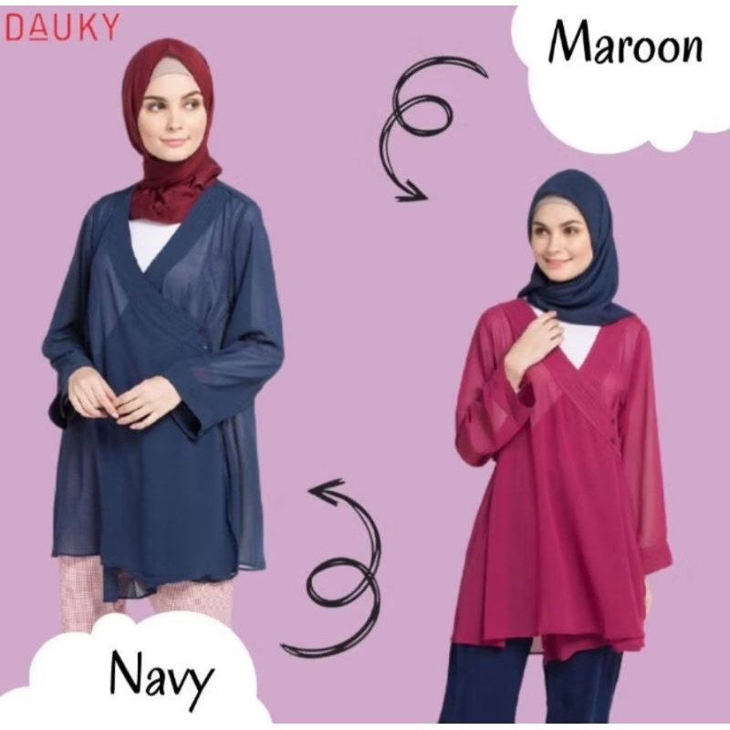 ALL NEW. TUNIK MAYZA DAUKY (S). TUNIK MARUKHA DAUKY (M). VEST KEITARO ELZATTA (F). OUTER ORIANA NASH