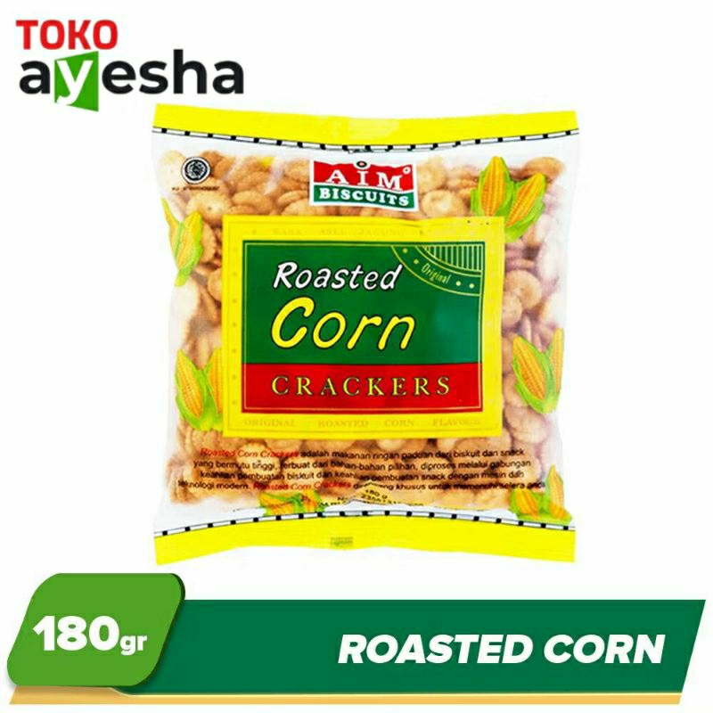 

Biskuit Crackers Roasted Corn 180 gr